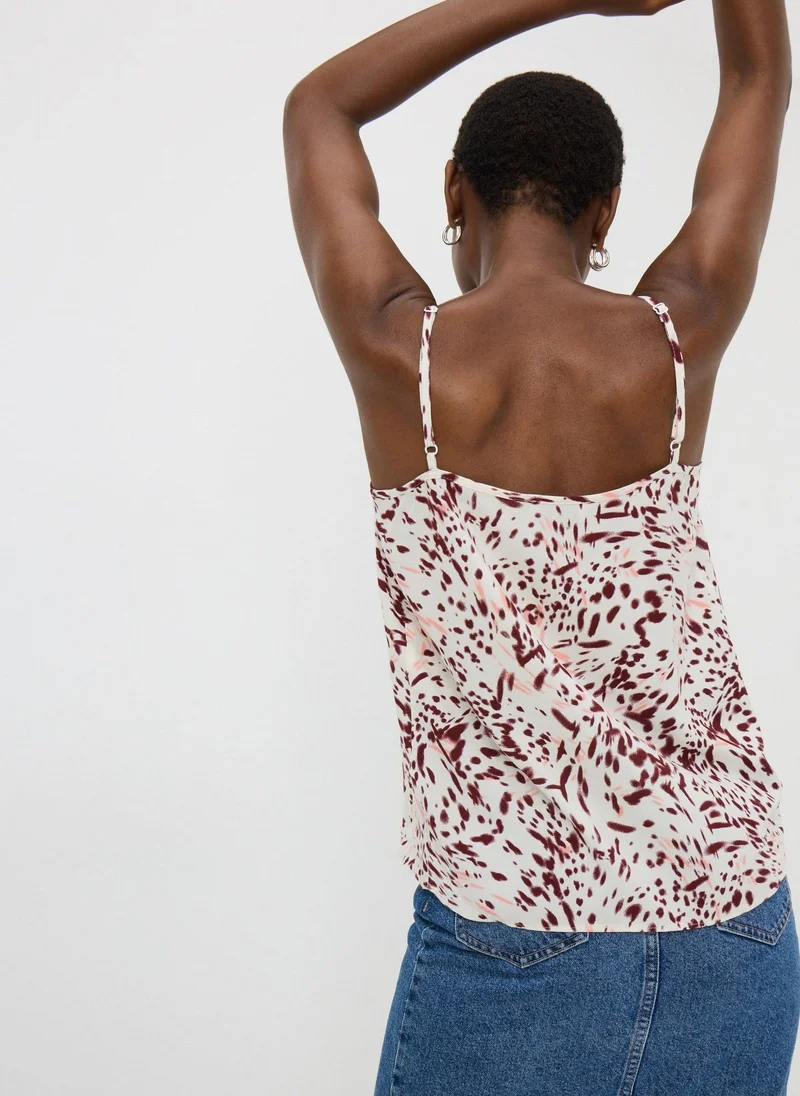 ماتلان Pink Print Cami Top