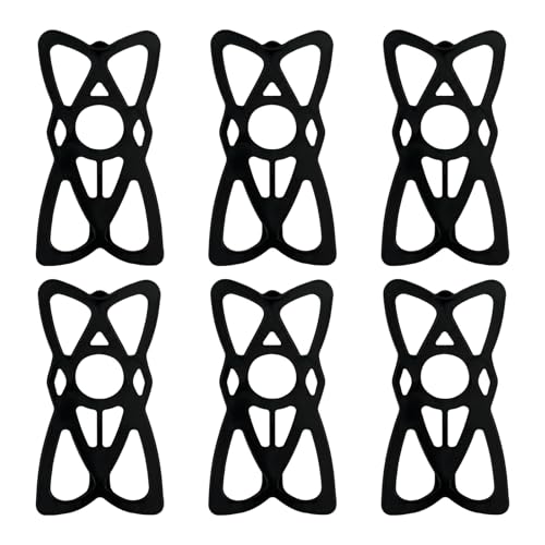 YTFRL 6PCS Motorcycle Phone Mount Tether AntiSlip Silicone Security Band Bike Cellphone Mount Tethers Universal Cycling Phone Holder Grip Strap for Motorcycles Bikes Scooters - Image 1