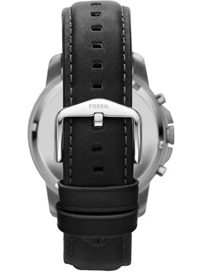 FOSSIL Men's waterproof genuine leather chronograph Watch -FS4812 - Image 3