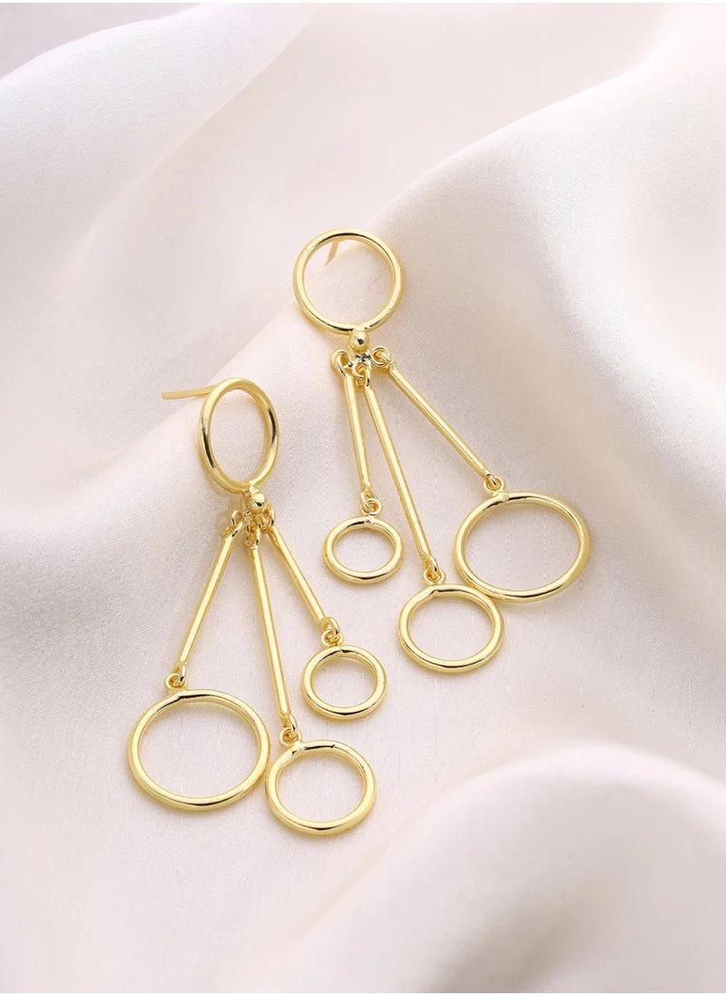 برياسي Plated Contemporary Drop Earrings