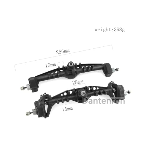 Dantenron 110 RC Car Rear Currie F9 Portal Axle Assemble Compatible with 110 Scale RC Crawler Car Axial Capra UTB10 19 UTB Upgrade Parts Front Axle Assemble - Image 5