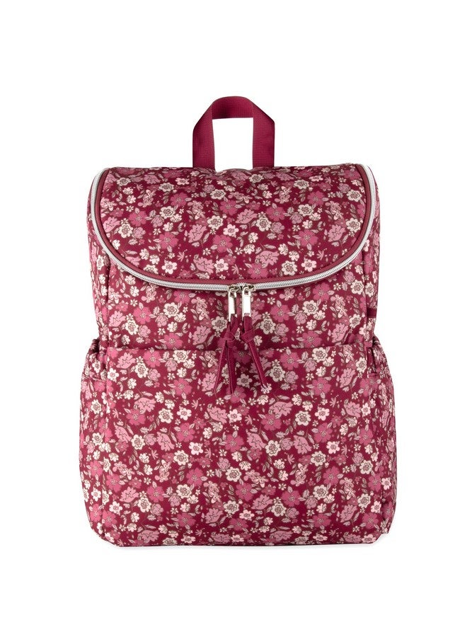 Baby Essentials Multi-Function Floral Diaper Backpack and Travel Nappy Baby Bag with Changing Pad and Stroller Straps  - Image 1