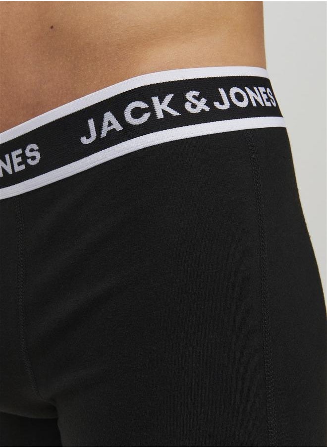 JACK & JONES - Pack of 3 - Printed Waistband Boxer Brief - Image 1