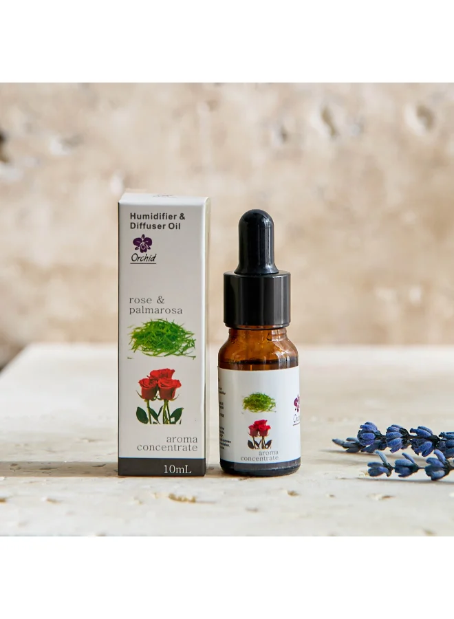 هوم بوكس Orchid Rose and Palmarosa Aroma Concentrate Humidifier and Diffuser Oil - 10 ml