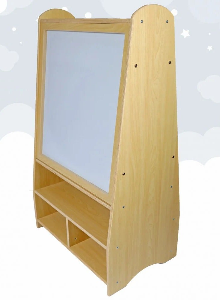 Wooden Cabinet with Blackboard – 70×45×120 cm Multi-purpose Ply Wood Storage  - Image 2
