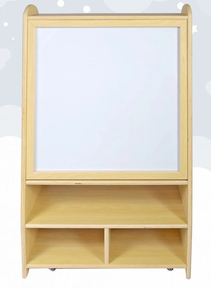 Wooden Cabinet with Blackboard – 70×45×120 cm Multi-purpose Ply Wood Storage  - Image 1
