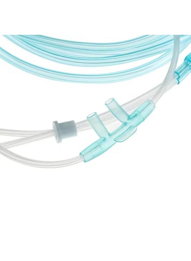 5pcs Disposable Medical O2/CO2 Nasal Oxygen Cannula Adult | Soft Comfortable Oxygen Tubing for Adult Respiratory Care - Image 5