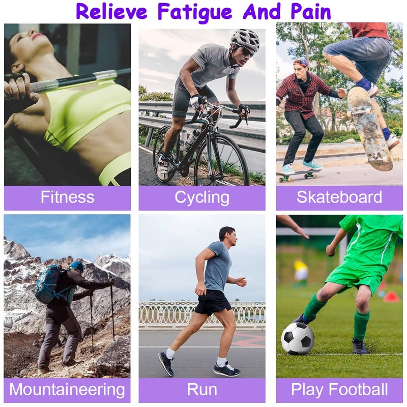 Conbella Ankle Foot Ice Pack Wrap for Injuries Reusable, Gel Bead ice Pack, Instant Pain Relief for Achilles Tendonitis, Plantar Fasciitis, Foot Heel - Soft Polyster Lining - Image 2