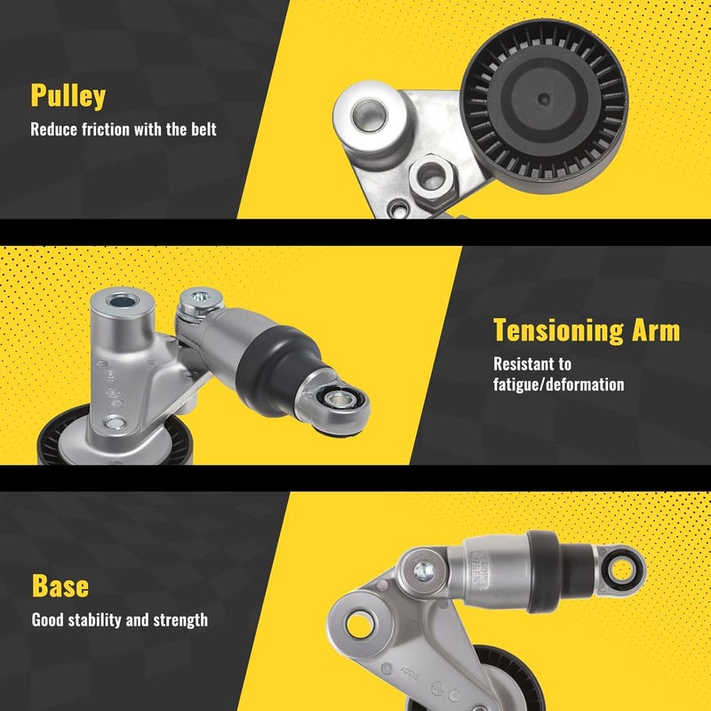 TUCAREST 39104 Drive Belt Tensioner Pulley Assembly for Hyundai and Kia Vehicles - Image 5