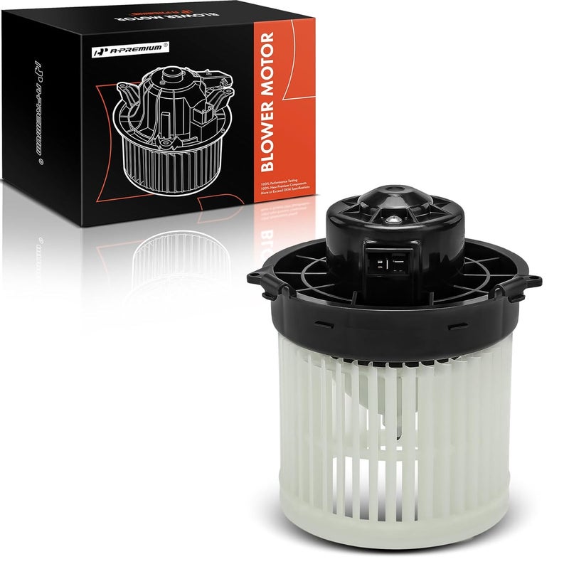 A-Premium HVAC A/C Heater Blower Motor with Fan Cage for Nissan Versa 2012-2019, Versa Note 2014-2019 - Image 1
