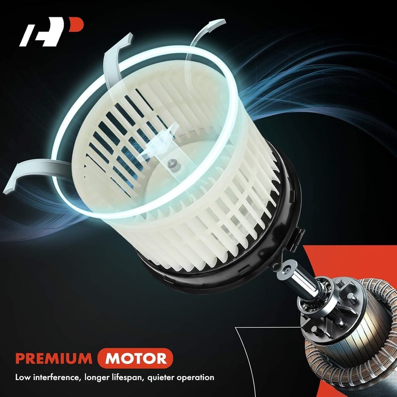 A-Premium HVAC A/C Heater Blower Motor with Fan Cage for Nissan Versa 2012-2019, Versa Note 2014-2019 - Image 5