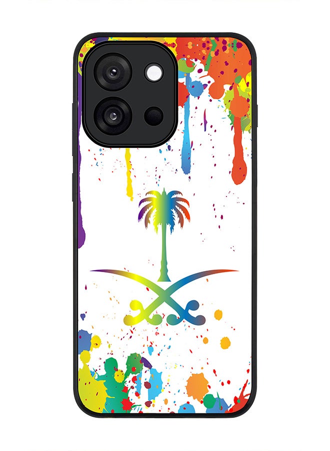 Stylizedd غطاء لهاتف OnePlus 13s / 13T، حماية كاميرا رفيعة، غطاء هاتف مضاد للصدمات - ملون سعودي