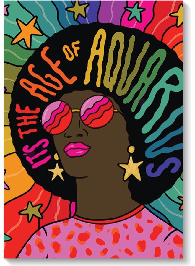 RYN Woman Wall Painting Multicolour 40x60cm - Image 2