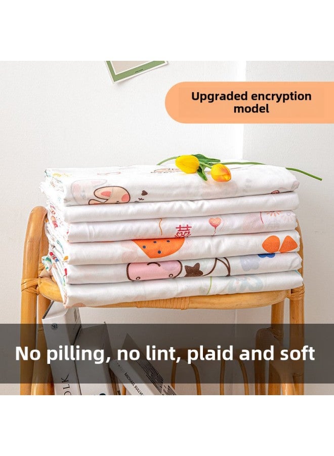 Gauze Cover Quilt Liner Cover Cotton Tire Quilt Cover Cotton Wadding Core Cover Mattress Cover Quilt Cushion Quilt Lining To Protect Yan Mingen-Color:Cute Cow -Specifications:135*200cm - Image 4