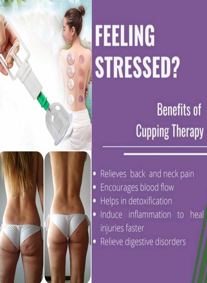 JEEJEX Premium Cupping Therapy Kit with Pump 12-Piece Hijama Set for Full Body Massage, Pain Relaxation for Body, Pain Relief Vaccum Cups | Chinese Therapy Cupping for Physiotherapy - Image 2