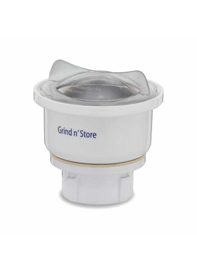 Preethi MGA-502 0.4-Litre Grind and Store Jar (White), stainless steel, Set of 1 - Image 1