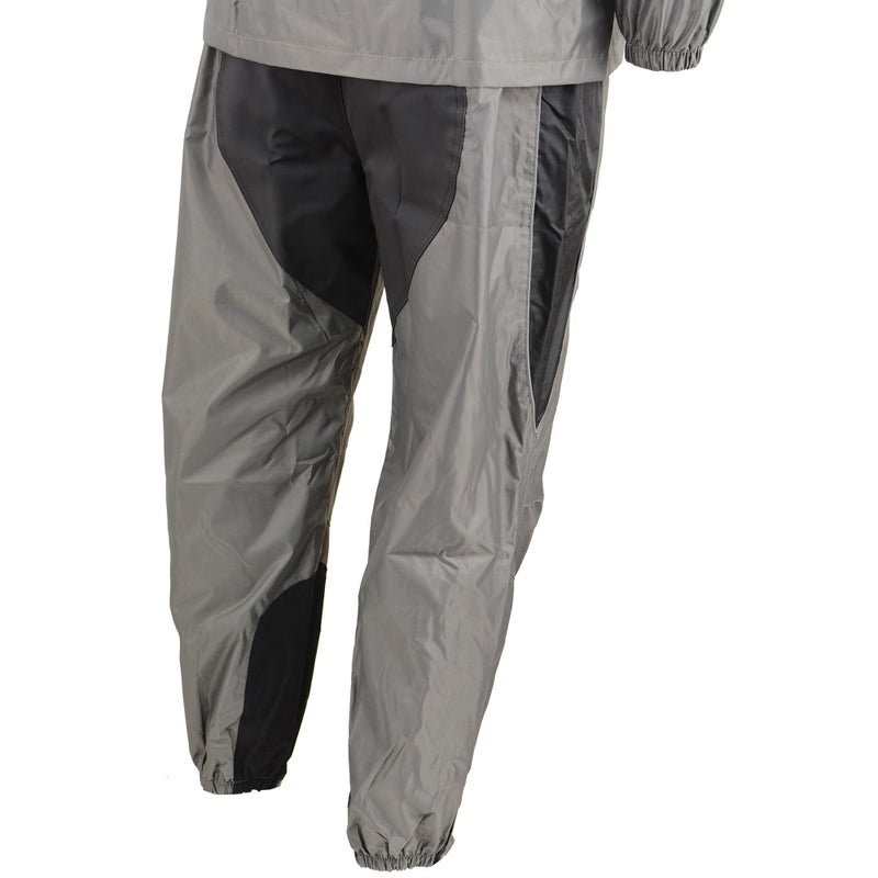 NexGen SH2216 Men's Oxford Black and Gray Rain Suit Water Resistant - X-Small - Image 5