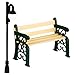 JOINPAYA Miniature Street Bench Set Dollhouse Miniature Park Bench with Curved Street Lamp Decor Mini Furniture Accessories for Micro Scene Dollhouse Decor - Image 2