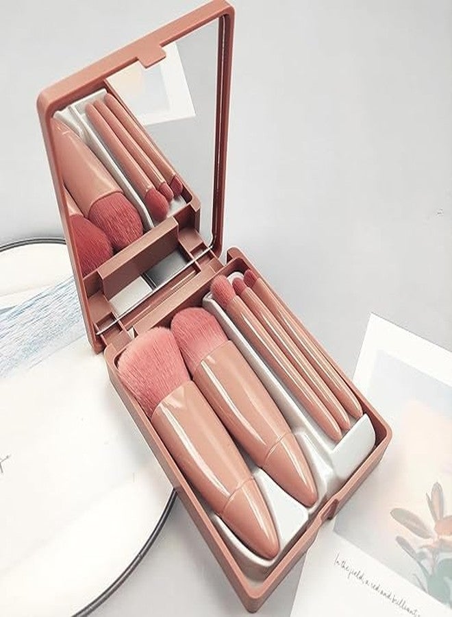 Kuruji Travel Makeup Brush Set Mini Kit Portable Complete Function Cosmetic Brushes Cheap Blush with Beauty Blender - Image 5