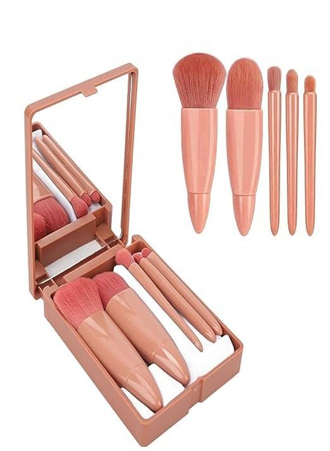 Kuruji Travel Makeup Brush Set Mini Kit Portable Complete Function Cosmetic Brushes Cheap Blush with Beauty Blender - Image 4
