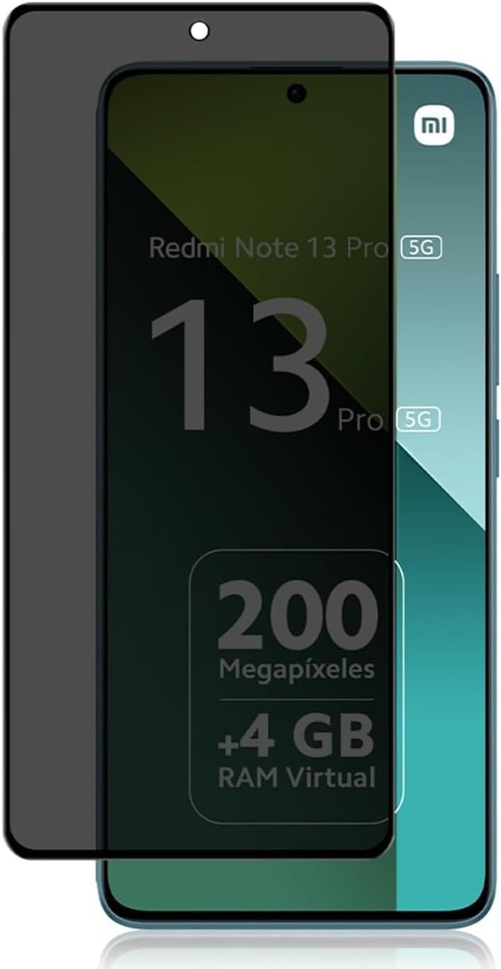 Lynacz Original حماية شاشة لهاتف Redmi Note 13 Pro 5G / 4G زجاج خصوصية واقي شاشة زجاج مقسى مقاوم للخدوش خالي من الفقاعات - Image 1
