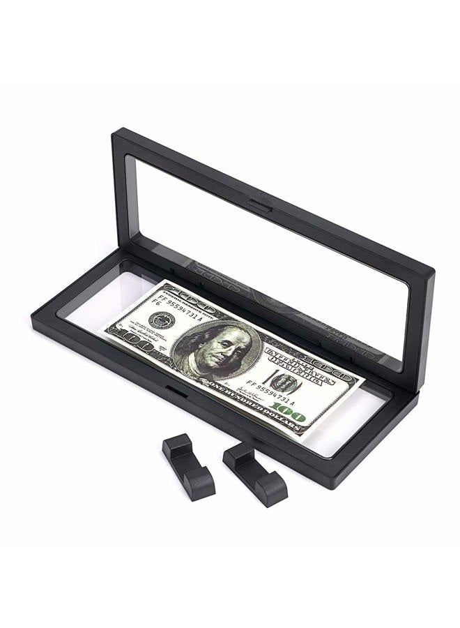 Skelang 3-Piece Set 3D Floating Display Case Display Stand Holder Suspension Frame for AA Medallion, Antique，Challenge Coin, Chip,Jewelry,Pin, 9 x 3.54 x 0.75 inches - Image 3
