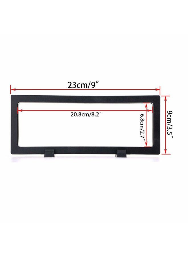 Skelang 3-Piece Set 3D Floating Display Case Display Stand Holder Suspension Frame for AA Medallion, Antique，Challenge Coin, Chip,Jewelry,Pin, 9 x 3.54 x 0.75 inches - Image 5