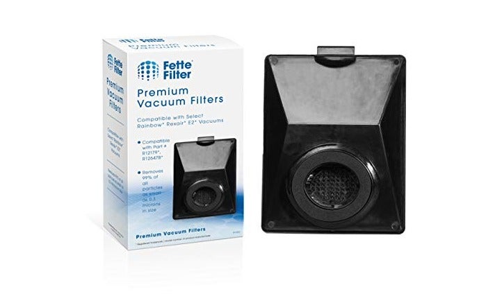 Vacuum Filter Compatible with Rainbow R12179, R12647B, R10520, E2 Black, E2 Silver, E2 Gold Washable Filters Pack of 1