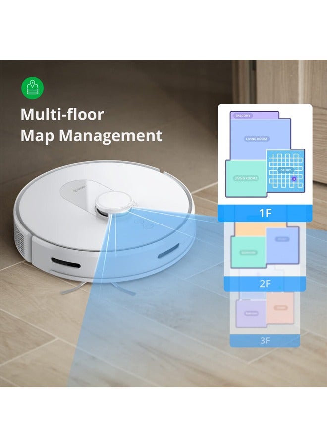 360 S8 Robot Vacuum Mop 2700Pa Suction LiDAR Navigation Self-Charging Work with Alexa/WiFi/APP - Image 5
