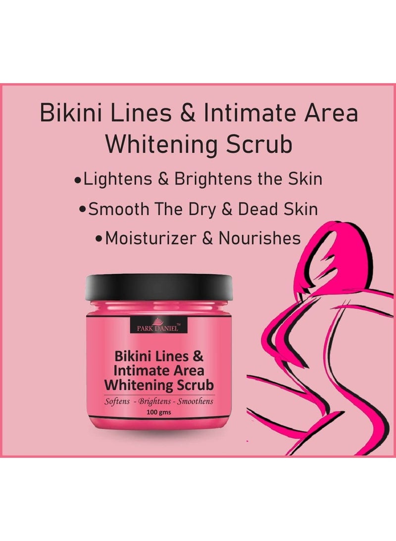Park Daniel Bikini Lines & Intimate Area Lightening Scrub | Lightening Cream For Sensitive Skin 100 Grams - Image 3