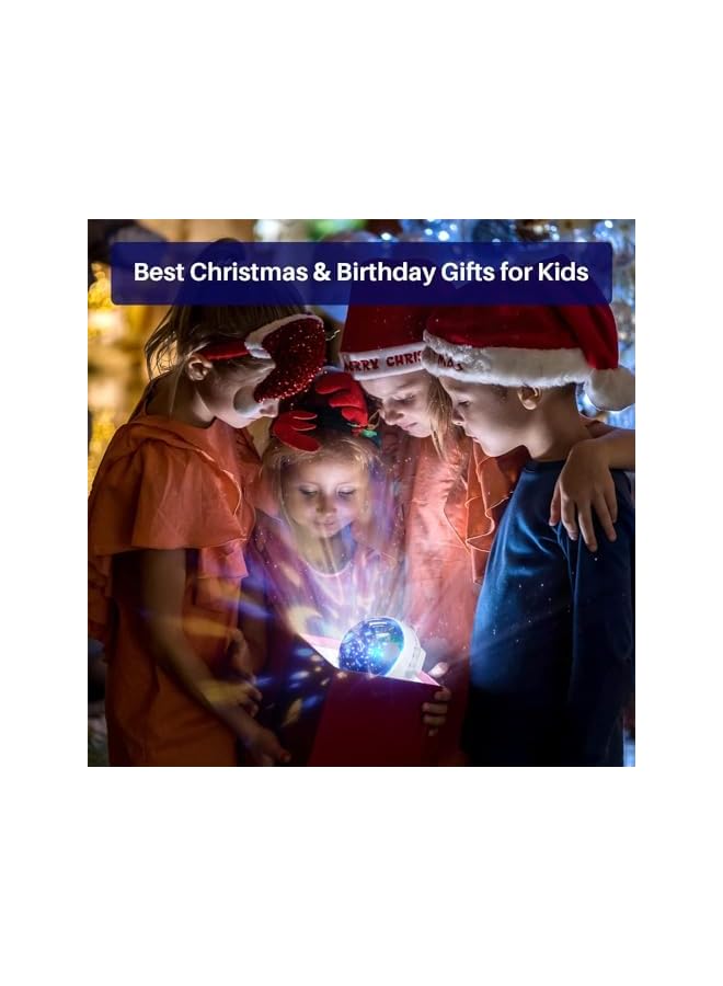 The Bros Astronaut Night Light for Kids, Kids Nightlight Space Star Projector 360 Degree Rotation with 4 Color Mode 3 Projections, Easter Birthday Gifts for Children Baby - Image 3