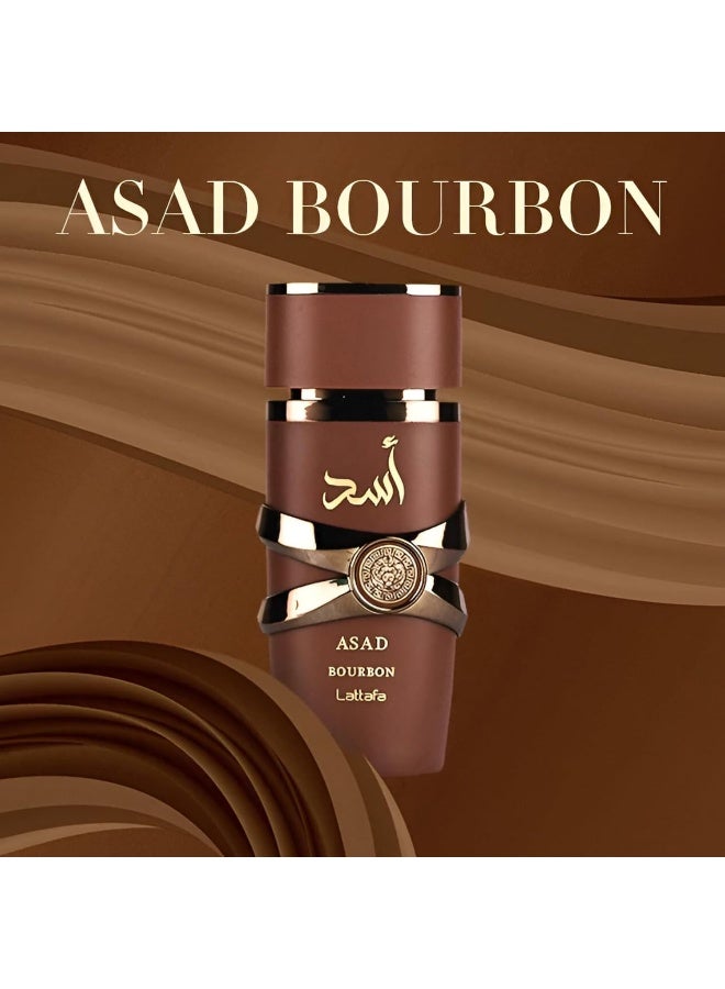 Lattafa عطر أسد بوربون إدي بارفان - Image 2