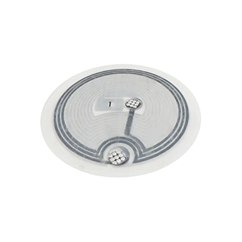 RapidRadio RRHFT10 13.56 MHz ISO15693 ISO18000-3 ICODE SLIX HF RFID Wet Inlay Label Tag - DIA-25 mm, Pack of 10 - Image 2
