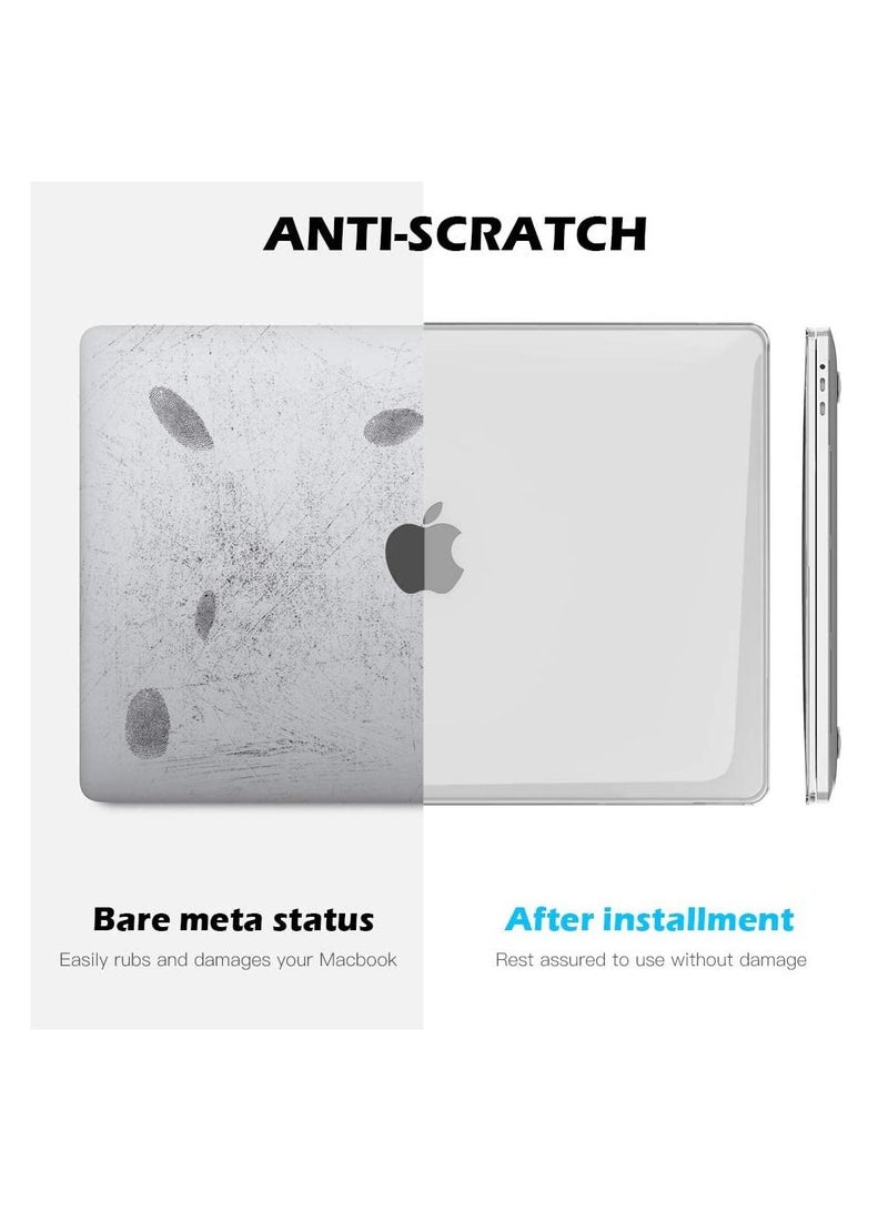 Mufaens Crystal Clear Hard Shell Case MacBook Pro 16 Compatible with 2019 Release A2141 Touch Bar & Touch ID - Image 3