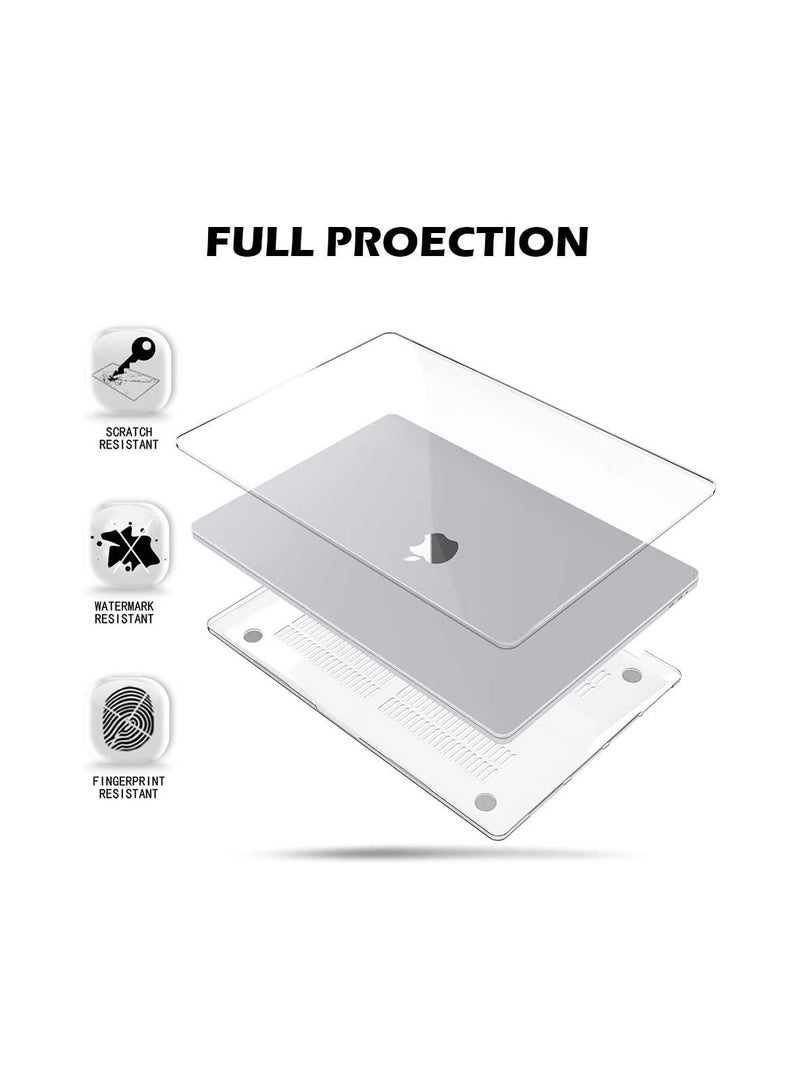 Mufaens Crystal Clear Hard Shell Case MacBook Pro 16 Compatible with 2019 Release A2141 Touch Bar & Touch ID - Image 4