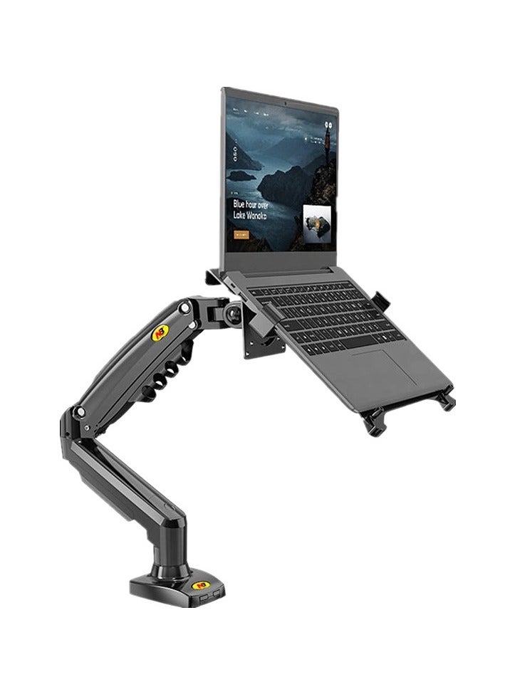 Monitor Stand, Laptop Stand, Swivel Telescopic with Tray Lifting, Adjusting, Booster Shelf - Image 1