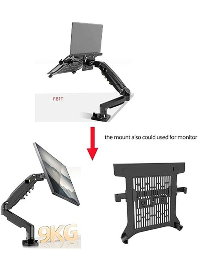 Monitor Stand, Laptop Stand, Swivel Telescopic with Tray Lifting, Adjusting, Booster Shelf - Image 5
