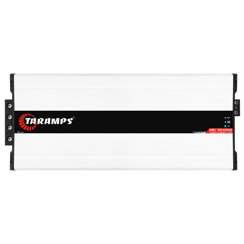 Taramp's Taramps HD 10000 1 Ohm 1 Channel 10162 Watts RMS MAX Mosfet Amplifier Monoblock Crossover Bass Boost RCA Input Class D Car Audio Compatible Monitor Level Remote Great for Subwoofers - Image 2