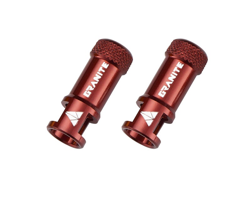 Granite Juicy Valve Cap with Valve Core Removing Function (Red) - Image 1