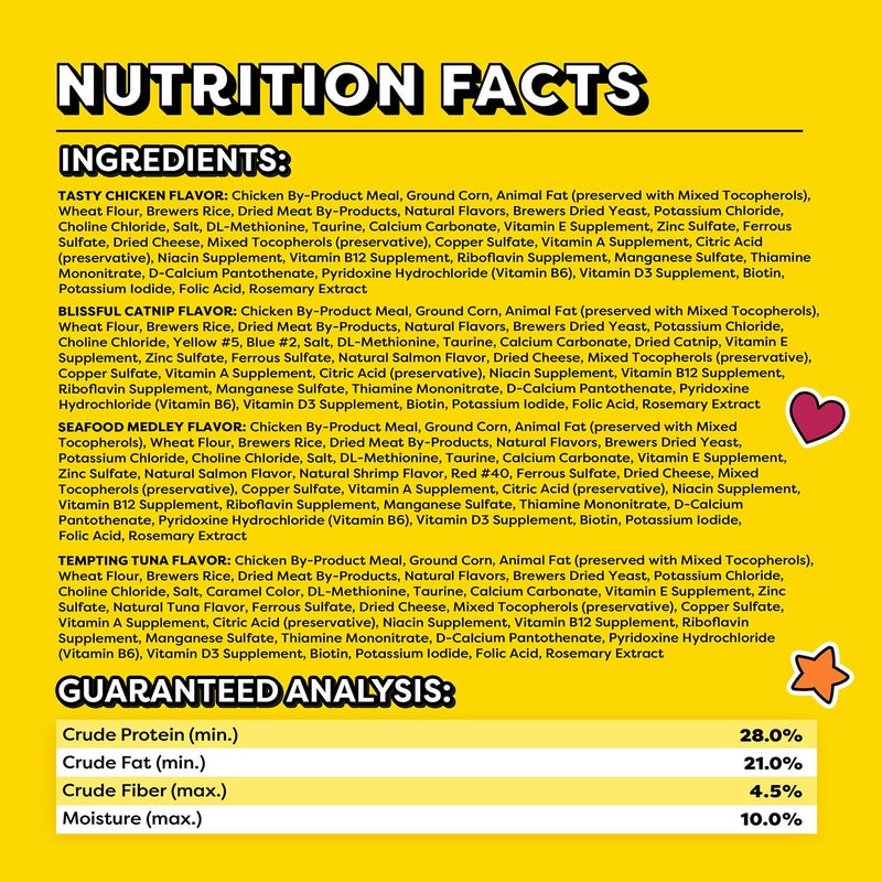 Temptations Cat Treats Classic Crunchy and Soft Feline Favorites Variety Pack, 3 oz. Pouches (Pack of 6) - Image 5