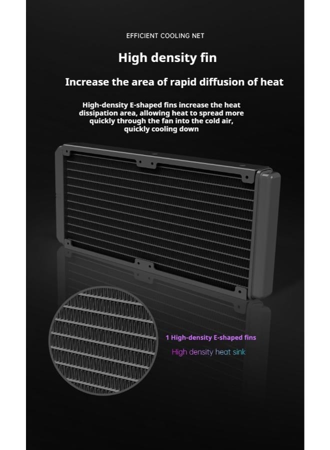CPU Liquid Cooler - 360RGB Radiator - F360 RGB Core Fan - Intel® LGA 1700, 1200/115X, 1851 - AMD® AM5, AM4 - Black  - Image 4