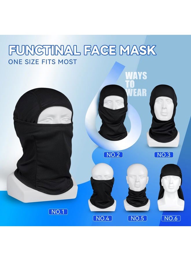 Sclzoed 3 Pieces Balaclava Ski Mask -Winter Full Face Mask UV Protection Hood Windproof for Skiing & Motorcycl for Men & Women - Image 3
