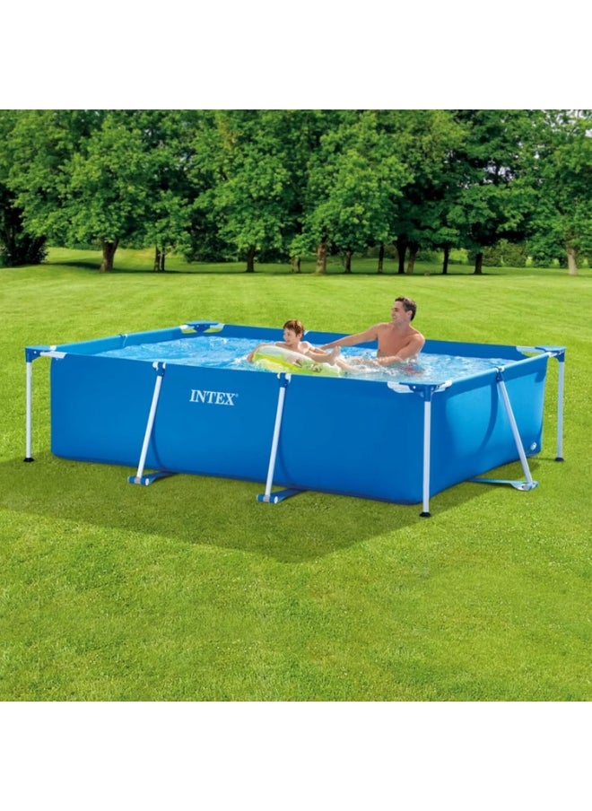 INTEX - Above Ground Rectangular Frame Swimming Pool 260 X 160 X 65 Cm - Image 1