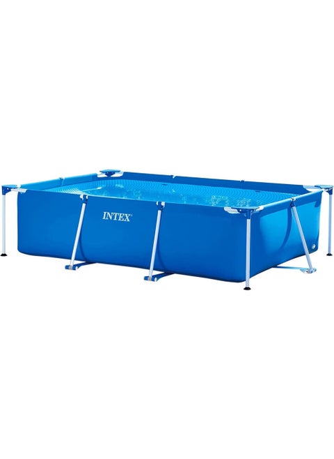 Above Ground Rectangular Frame Swimming Pool 260 X 160 X 65 Cm