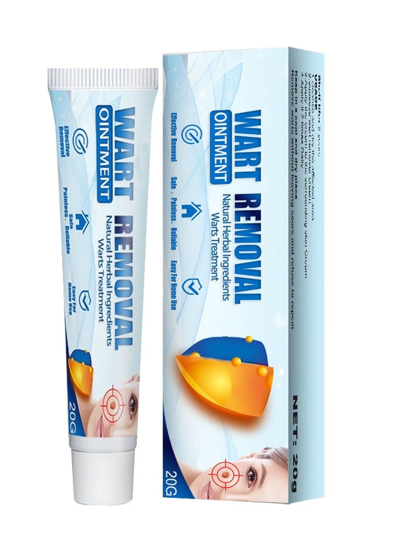 Excefore Wart Flat Remover Ointment Wart Ointment Corn Eye Ointment Flat Wart, Wart Cream is Safe and Effective Suitable for Sensitive Skin to Remove Warts,20g  - Image 1