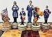 HPL US American Civil War Generals Chess Set W 17 High Gloss Cherry Burlwood Color Storage Board - Image 2