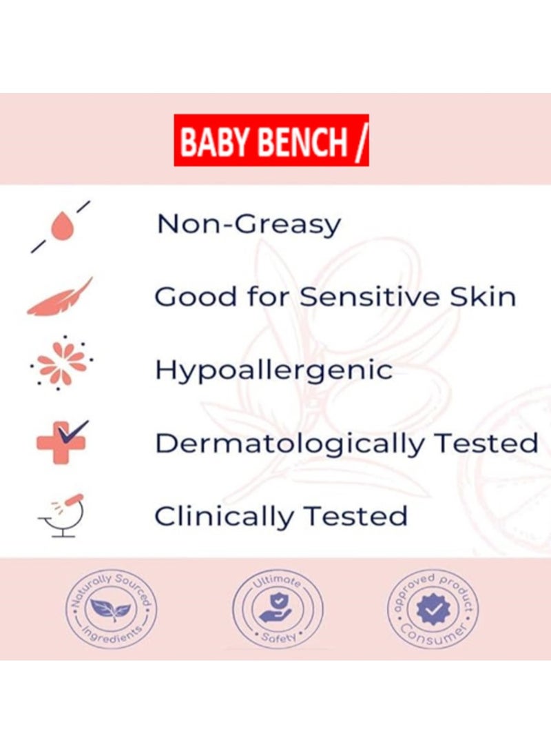Baby Bench Baby Bench Refreshing Baby Fragrance Bubble Gum Cologne 200ml, Gentle & Safe for Sensitive Skin (Pack of 3 X 200ml)  - Image 2