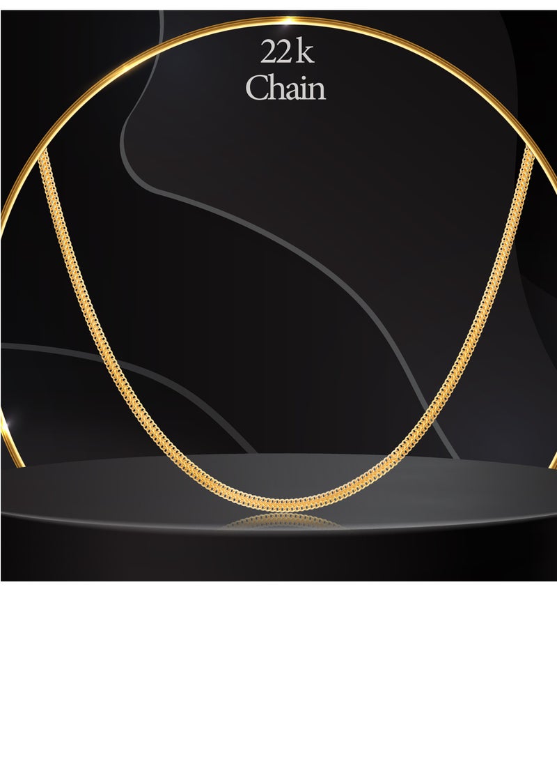 BAFLEH JEWELLERY - Radiance in Purity: The 22kt Gold Chain - Image 1