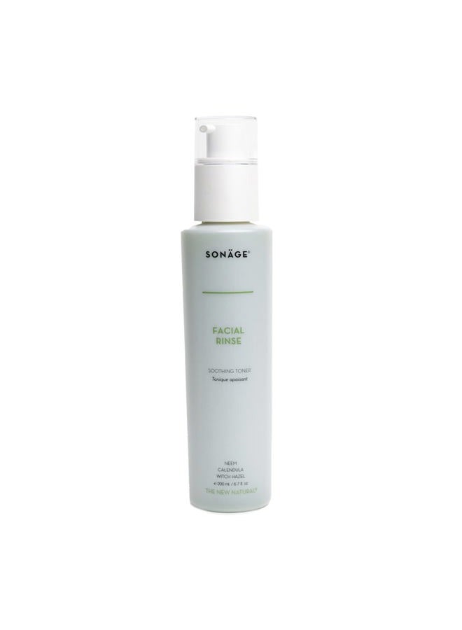 sonage Facial Rinse - Alcohol Free Daily Facial Toner for Oily, Sensitive and Acne Prone Skin - Astringent To Clear Skin and Tighten Pores - Restore PH and Reduce Redness - Lavender Oil and Aloe Vera - Image 1
