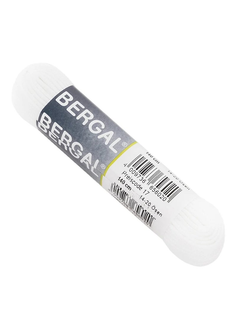 Bergal Shoe Lace White 140cm - Image 1